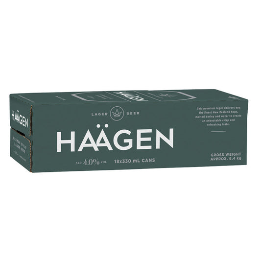 Haagen 18pk 330ml Cans