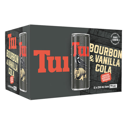 Tui Bourbon & Vanilla Cola 12x250ml