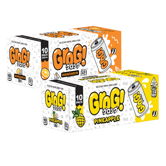 Grog 330ml 10 Packs Two for $50